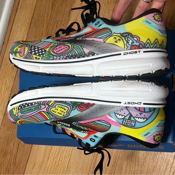 Brooks Mens Multi Run Proud Ghost 15 Men's Running Shoes Size 11.5D - Picture 10 of 16